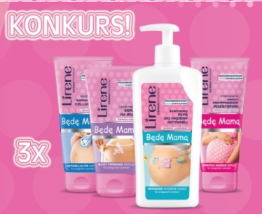 Wygraj zestaw kosmetyków Lirene Będę Mamą