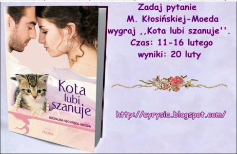 Konkurs z pisarką z Michaliną Kłosińską-Moeda