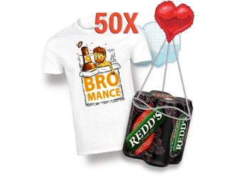 Wygraj oryginalny t-shirt + czteropak Redd's Cranberry