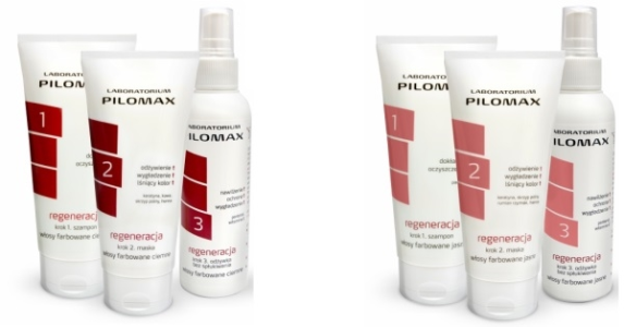 Wygraj zestaw kosmetyków regenerujących włosy farbowane PILOMAX
