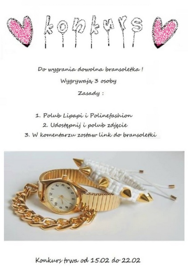 Wygraj dowolną bransoletkę