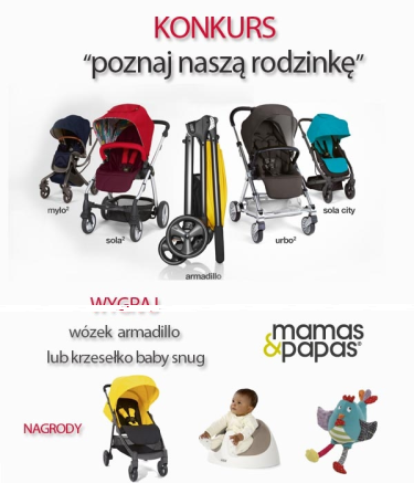 Konkurs "Poznaj naszą rodzinkę Mamas&Papas"