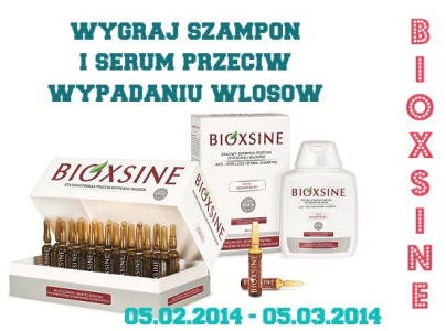 Do wygrania szampon i serum BIOXSINE przeciw wypadaniu włosów!