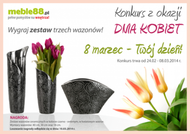 Wygraj zestaw wazonów ceramicznych!