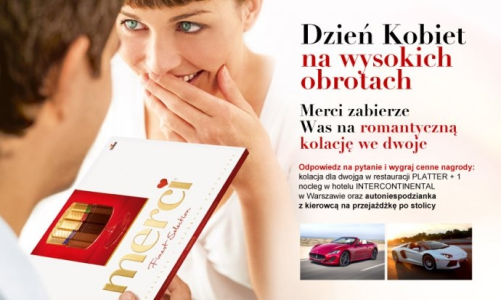 Konkurs "Dzien kobiet na wysokich obrotach z Merci"