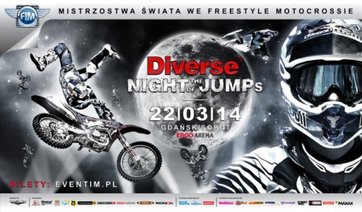 Night of the Jumps Wygraj bilety na Diverse Night of the Jumps w Ergo Arenie. Do godz. 15:00, Gdańsk/Sopot