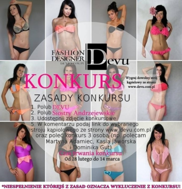 Losowanie na fb - wygraj strój kąpielowy