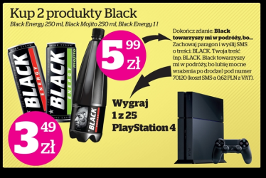 Wygraj nagrody z Black Energy Drink na stacjach Statoil