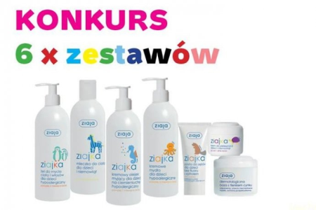 Wygraj zestaw kosmetyków dla dzieci Ziajka