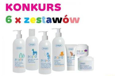 Wygraj zestaw kosmetyków dla dzieci Ziajka