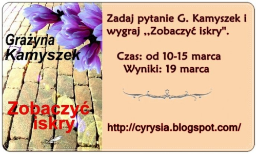 Konkurs z pisarką Grażyną Kamyszek