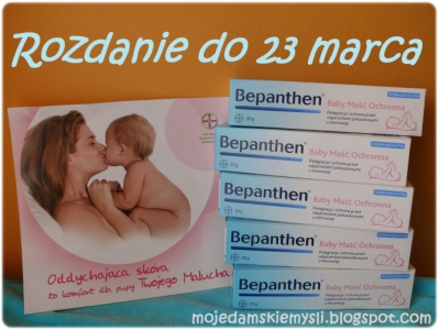 Rozdanie/testowanie maści Bepanthen Baby