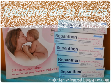 Rozdanie/testowanie maści Bepanthen Baby