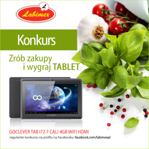 Konkurs "Zrób zakupy i wygraj tablet"