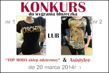 Weź udział w losowaniu bluzki