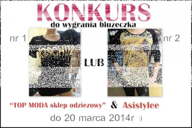 Weź udział w losowaniu bluzki