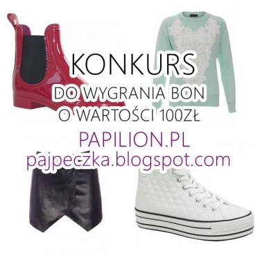 Wygraj bon o wartości 100zł do skepu papilion.pl