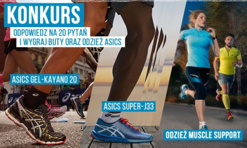 Wygraj buty Asics! do godz. 20:00