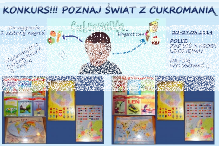 Konkurs "Poznaj świat z Cukromanią"