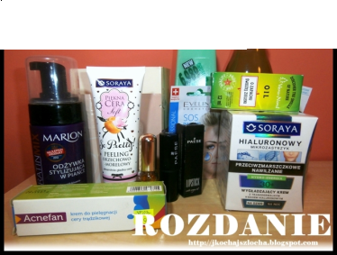 Duuże rozdanie na Jusia bloguje 15.03 - 15.04