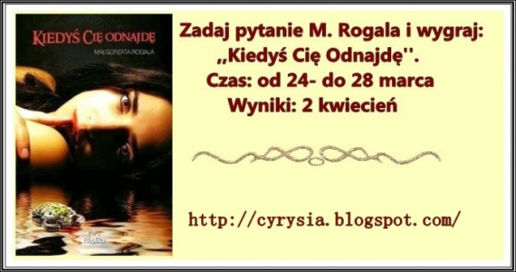 Konkurs z pisarką Magorzatą Rogala