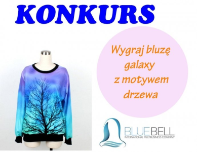 Wygraj bluzę galaxy z drzewem
