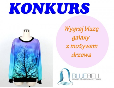 Wygraj bluzę galaxy z drzewem