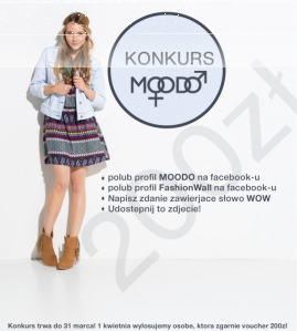 Konkurs z MOODO