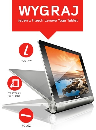 Zagłosuj i wygraj Lenovo Yoga Tablet