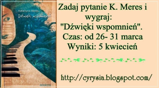 Konkurs z pisarką Katarzyną Meres