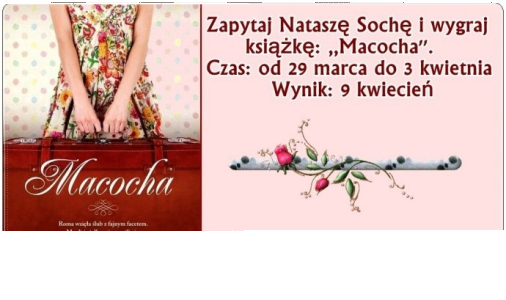 Konkurs z pisarką Nataszą Socha