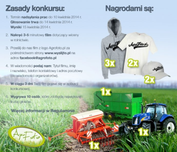 Konkurs filmowy "AgroWiosna"