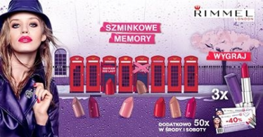 Konkurs "Szminkowe memory Rimmel"