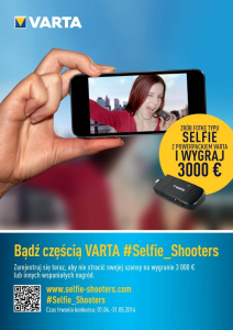 Konkurs "VARTA Selfie Shooters"