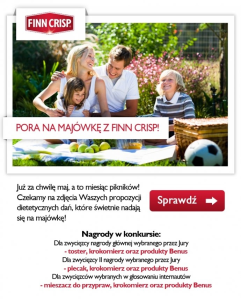 Konkurs "Majówka z Finn Crisp"