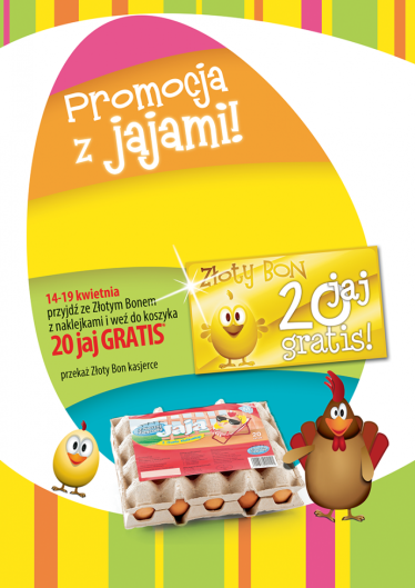 Promocja "Jaja gratis na Wielkanoc"
