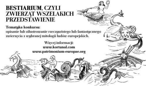 Konkurs "Bestiarium, czyli zwierząt wszelakich przedstawienie"