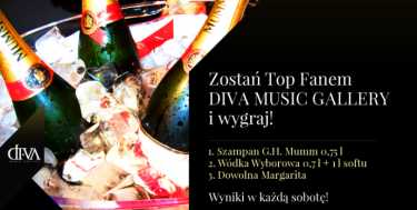 Konkurs "Top Fans - Diva Music Gallery" Kraków