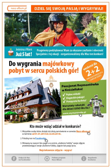 Konkurs "Dziel się swoją pasją i wygrywaj"