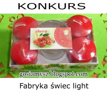 Konkurs z fabryką świec light