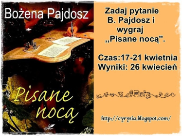 Konkurs z pisarką Bożeną Pajdosz