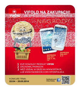 Vifold na zakupach - Łap VIFONY i odbieraj atrakcyjne NAGRODY