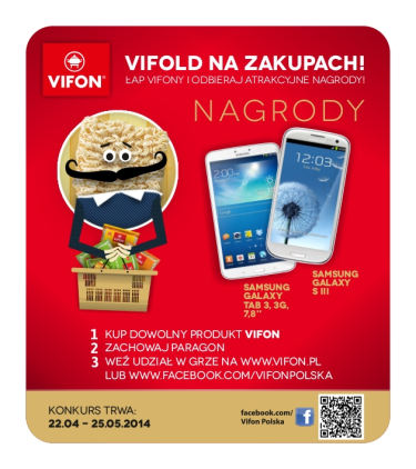 Vifold na zakupach - Łap VIFONY i odbieraj atrakcyjne NAGRODY