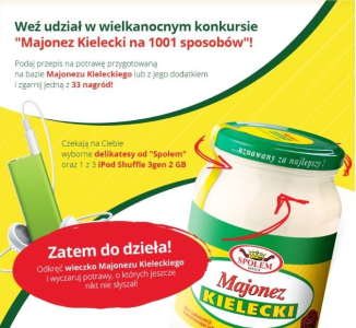 Wiosenny konkurs Majonezu Kieleckiego, do godz. 15:00