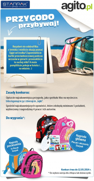 Konkurs "Przygodo przybywaj"