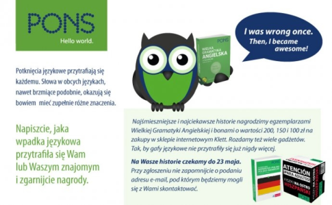 Konkurs "I was wrong once. Then, I became awesome!"