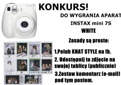 Wygraj Aparat FujiFilm INSTAX Mini