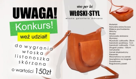 Zgarnij włoską torebkę!