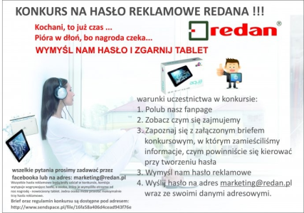 Konkurs na hasło reklamowe Redana!
