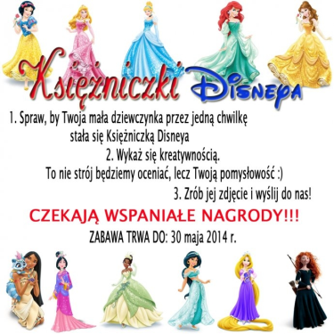 Konkurs fotograficzny "Księżniczki Disneya"